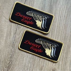 NEW - Patch - Set of (2) Desert Eagle Patches